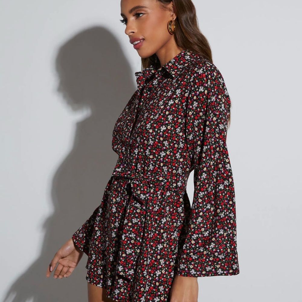 NWT  VICI Black and Red Romper